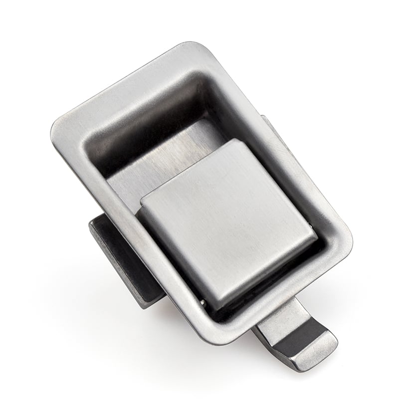 Mini Recessed Panel Latch - Stainless Steel Flush Mount Paddle Handle for Cabinets, Drawers & Industrial Enclosures