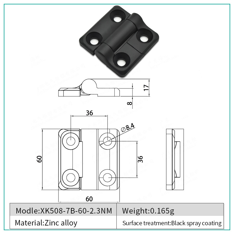 zinc alloy constant torque positioning hinge  arbitrary stop door hinge-8