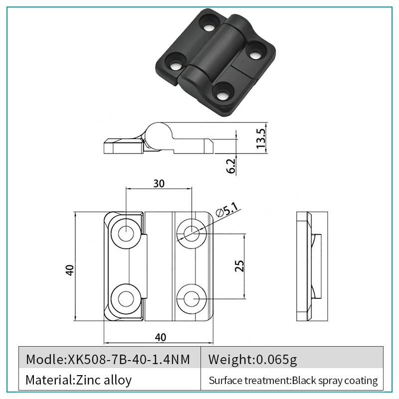zinc alloy constant torque positioning hinge  arbitrary stop door hinge-1