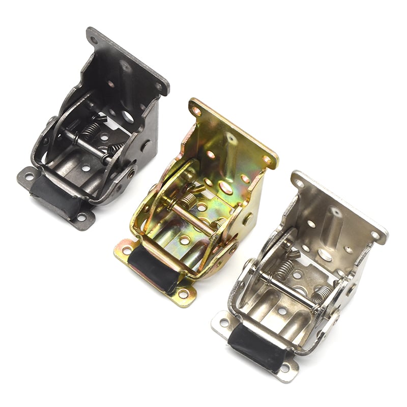 Heavy Duty 90° Cabinet Hinge - Spring Loaded Concealed Hinges in Black/Zinc/Nickel Plated Carbon Steel for Industrial Enclosures & Furniture