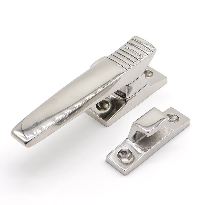 Stainless Steel Heavy Duty Toggle Latch – Mirror Polished Over-Center Lever Lock for Industrial Enclosures & Machinery