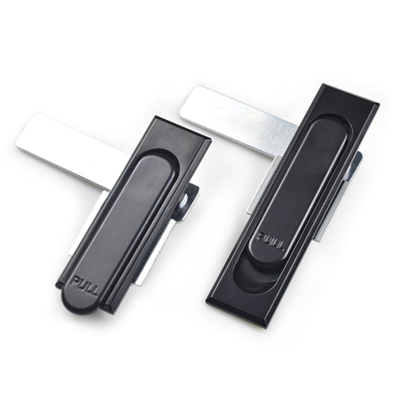 Recessed Paddle Handle Lock – 90° Quarter-Turn Zinc Alloy & Stainless Steel Cabinet Latch with Pull Action for Server Racks & Industrial Enclosures