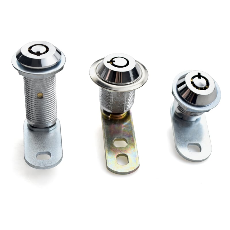Series Zinc Alloy Tubular Key Cam Lock – Quarter-Turn Cabinet Lock for Electrical Cabinets, Toolboxes & Recycling Bins