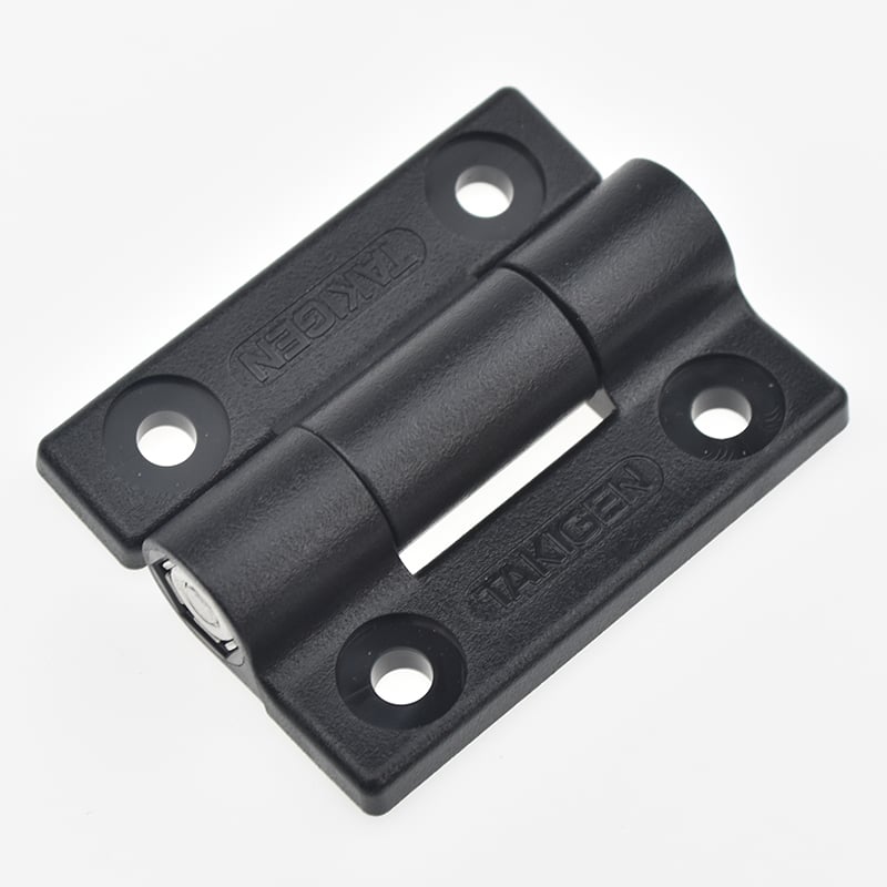 Adjustable Torque Plastic Hinge | Lightweight Black Nylon Free-Stop Hinge for Panels