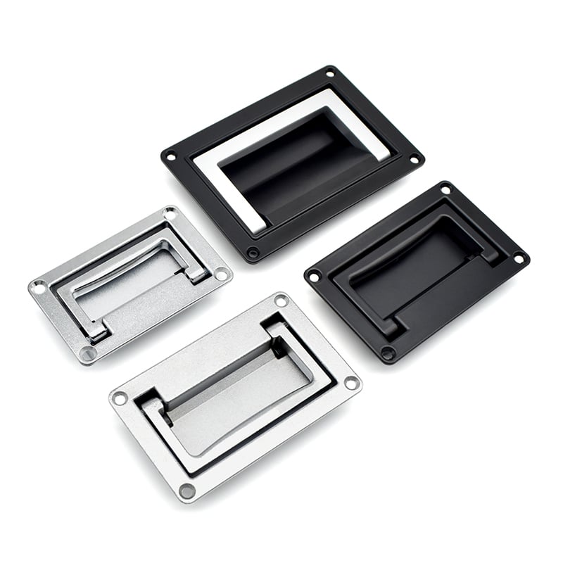Heavy-Duty Recessed Box Handle – Zinc Alloy Flush Mount Pull Grip for Industrial Cabinets, Server Racks & Distribution Boxes