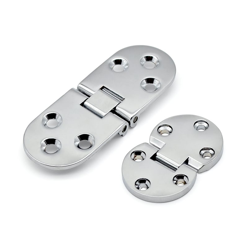 Zinc Alloy Chrome-Plated Concealed Hinge - Heavy Duty Invisible Barrel Hinges for Furniture, Cabinets & Jewelry Boxes