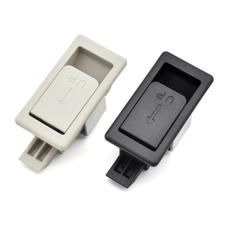 Plastic Recessed Panel Latch - Compact Flush Mount Handle for RVs, Trailers & Industrial Cabinets