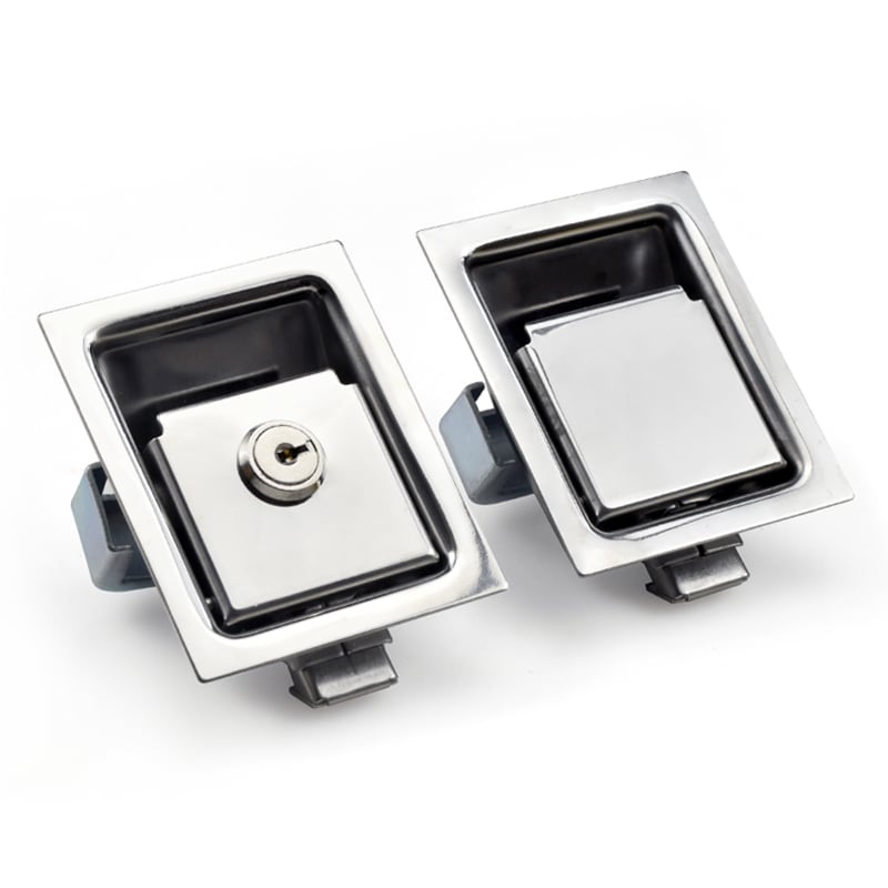Panel Lock Stainless Steel Keydoor Lock Industrial Electric Cabinet Mechanical Plane Shutter Door Catch