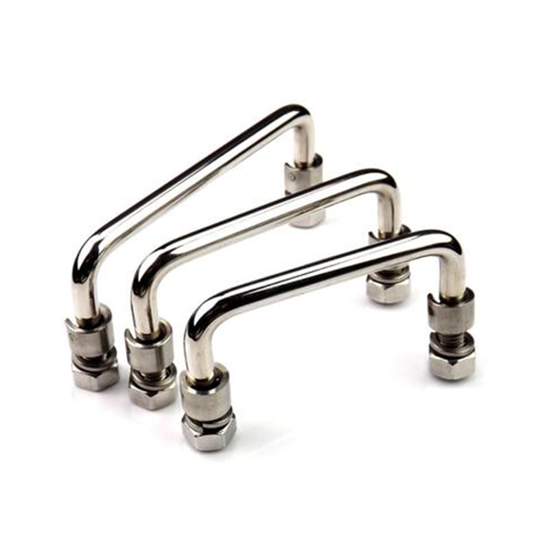 Heavy-Duty Cabinet Handle – 1200N-1600N Load Bearing Zinc/Steel Pull Handle with Hex Nut Fixing for Industrial Enclosures & Server Racks