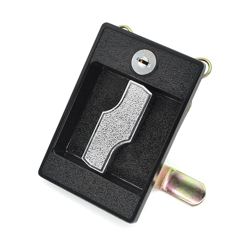 Heavy Duty Zinc Alloy Cam Lock - Recessed T-Handle Latch for Tool Cabinets, Industrial Enclosures & Storage Boxes