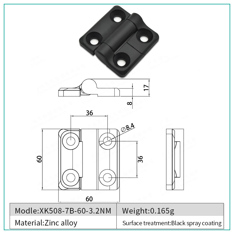 zinc alloy constant torque positioning hinge  arbitrary stop door hinge-9