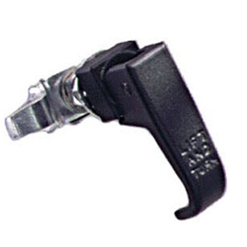 Zinc Alloy Adjustable Cam Latches – Black Spray & Chrome Plated Quarter-Turn Handle Locks for Electrical Cabinets & Machinery Enclosures