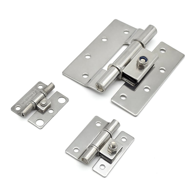 Adjustable Torque Friction Hinge - Stainless Steel Damping Hinges with Nut Adjustment for Industrial Panels, Medical Equipment & Enclosures