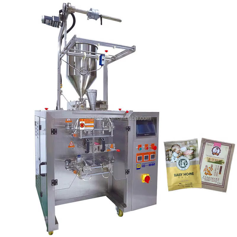 High-Speed Liquid Milk Packaging Machine Pouch Film Plastic for Food Chemical Applications Core PLC Component Filling Sealing