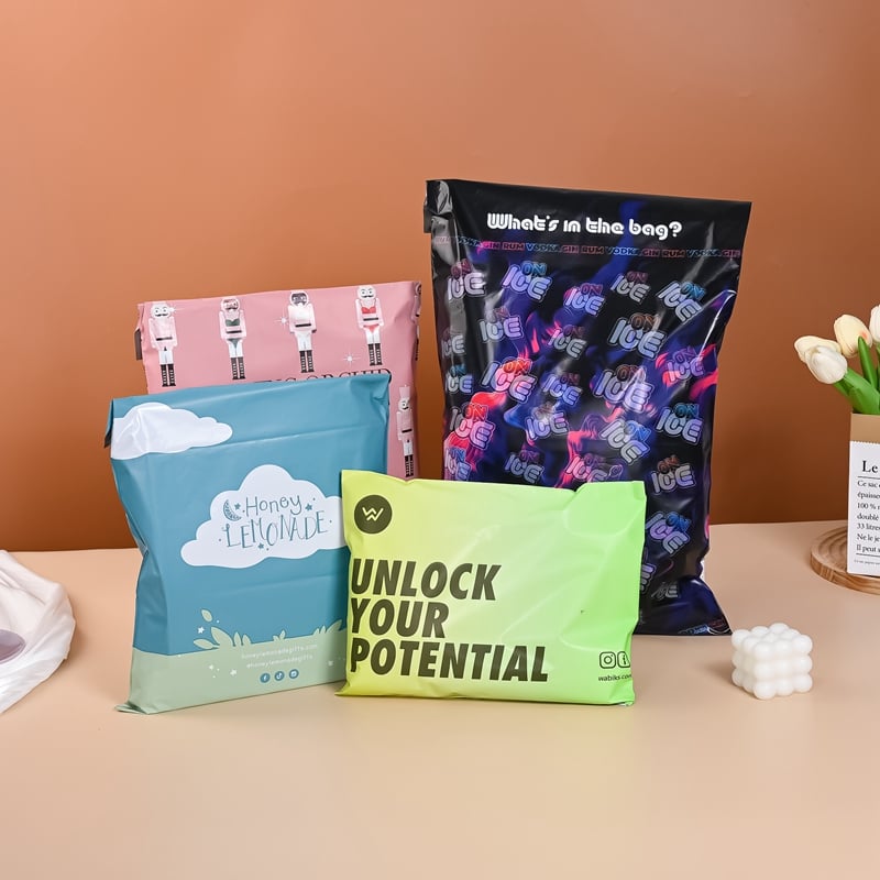 Personalized Brand Name Shopping Bag Custom Logo Printed Boutique Clothing Packing Die Cut Handle Plastic Bags
