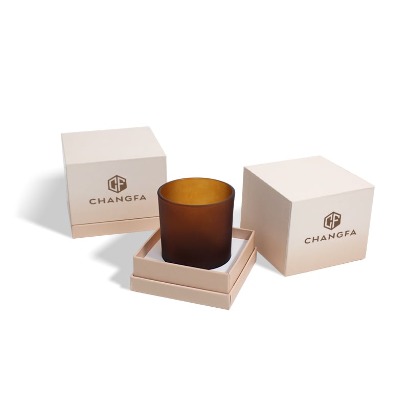 CF Rigid Candle Removable Lid Box From EVA Velvet insert