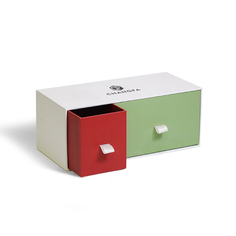 CF Luxury Handmade Rigid Paper Box Cosmetics Perfume Case Drawer Jewelry Gift Packaging Boxes