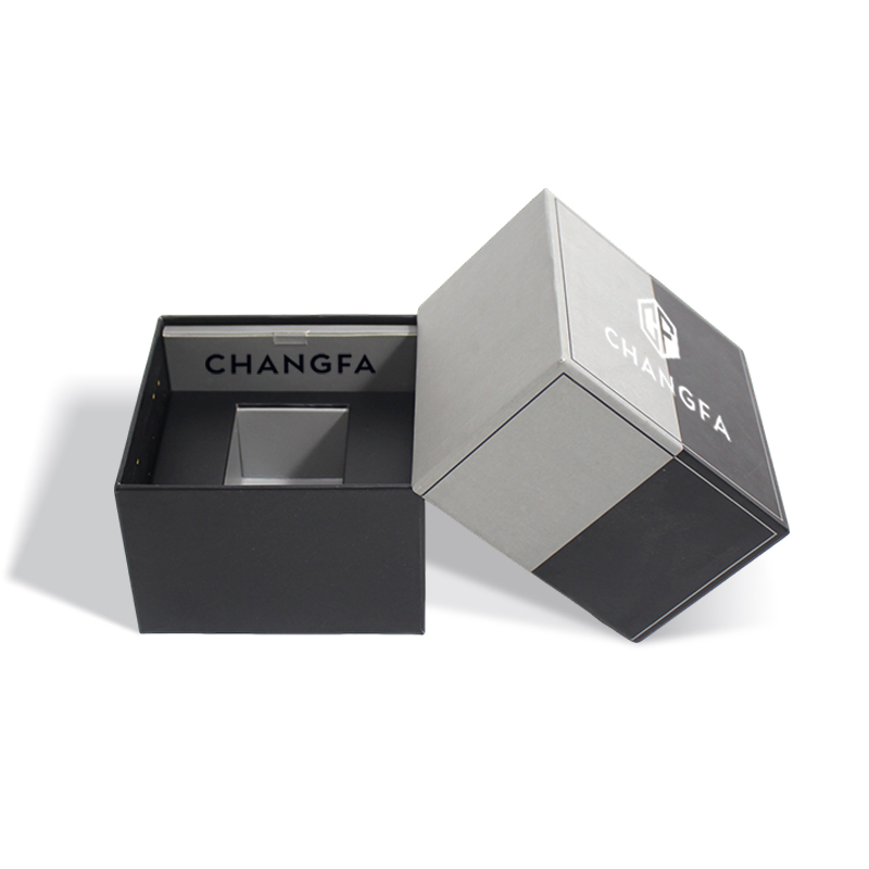 CF Elegant Two-Tone Design Removable Lid Box With Neck Watch Box Packaging