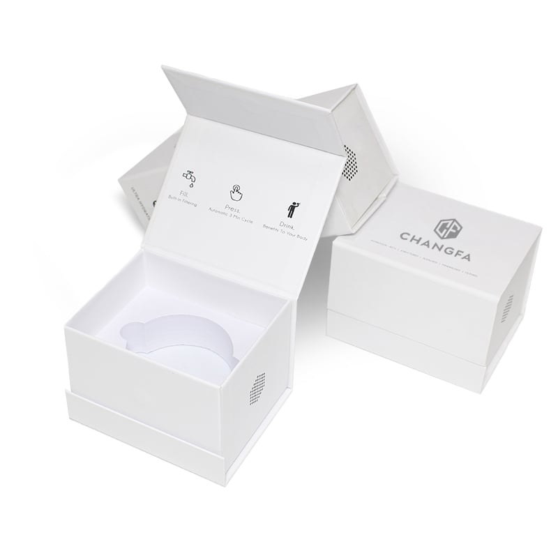 CF Magnetiese Skulpboks Geskenkboks met EVA Voering, Gedrukte Logo, Premium Boks