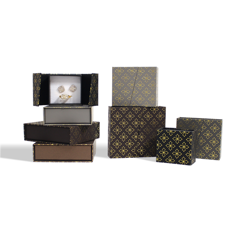 CF Double Opening Magnetic Jewelry Box With Sponge Insert