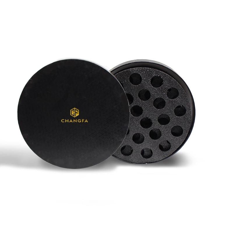CF Round Chocolate Box Packaging with Sponge Food Insert Tray