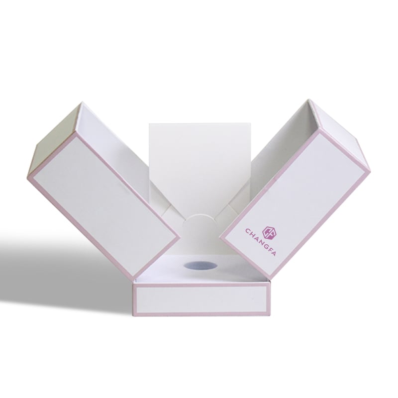 CF Custom Design Luxury Eco-Friendly Reusable Double-Door Magnetic Paper Gift Box Packaging for Perfume Jewelry Skin Care Serum
