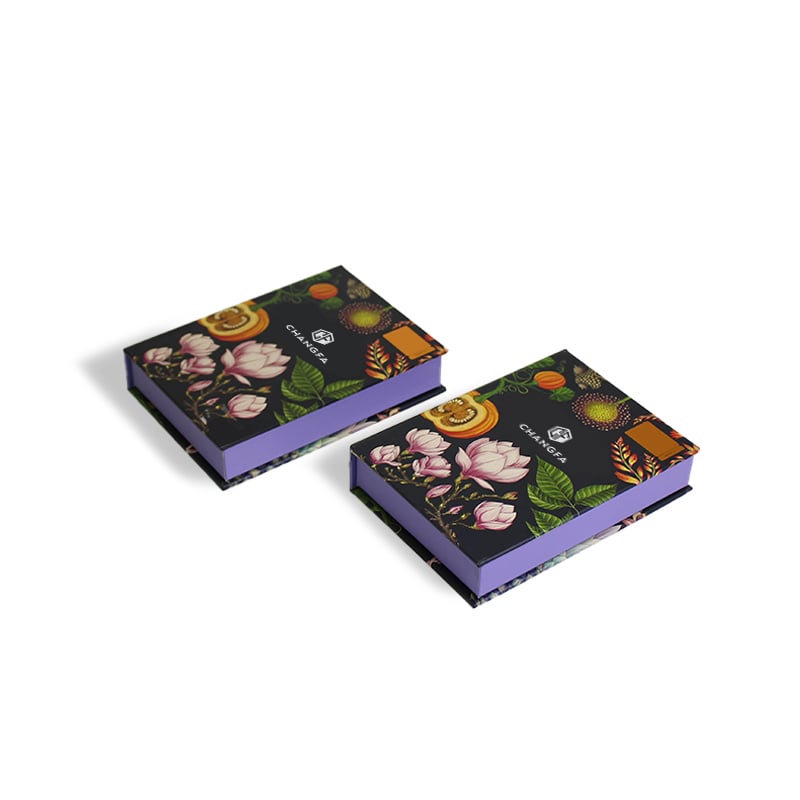 CF Luxury Hard Case Board Packaging Book Shape Rigid Cardboard Gift Boxes