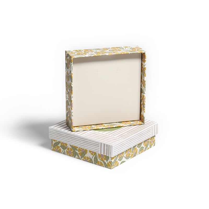 CF Jewelry Gift Box Packaging Box Craft Paper Gift Jewelry Packaging Removable Lid Box With Neck Box