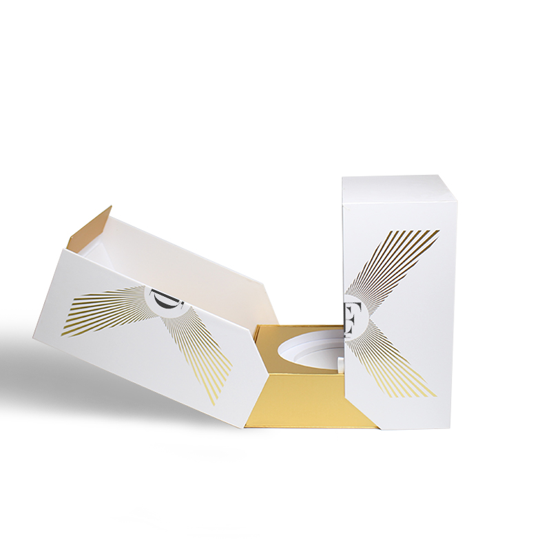 CF Luxury Double Door Opening Gift Box With Magnetic Closure Rigid Cardboard Boxes