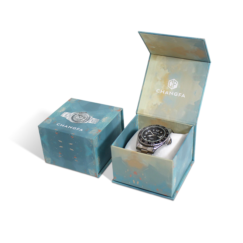 Watch Clamshell Magnetic Gift Box With Pillow Pad