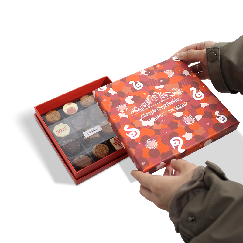 CF Removable Lid Chocolate Box with Plastic Insert