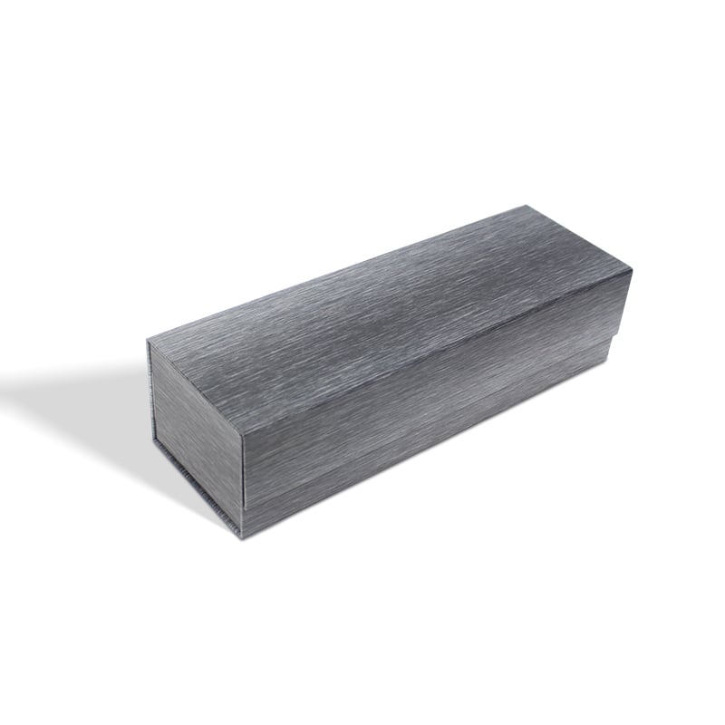 One Piece Folding Wood Grain Gift Magnetic Box