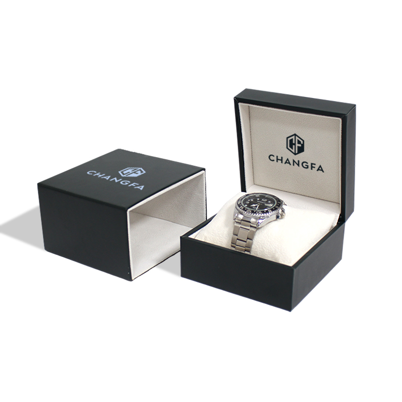 CF Clamshell Rigid Cardboard Watch Box With Pillow Insert
