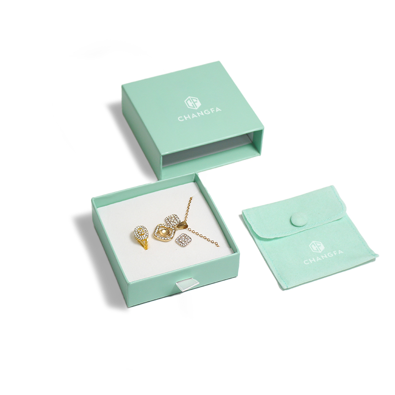 CF Luxurious Jewellery Packaging Cardboard Drawer Box Fashion Jewelry Gift Set Box Packaging