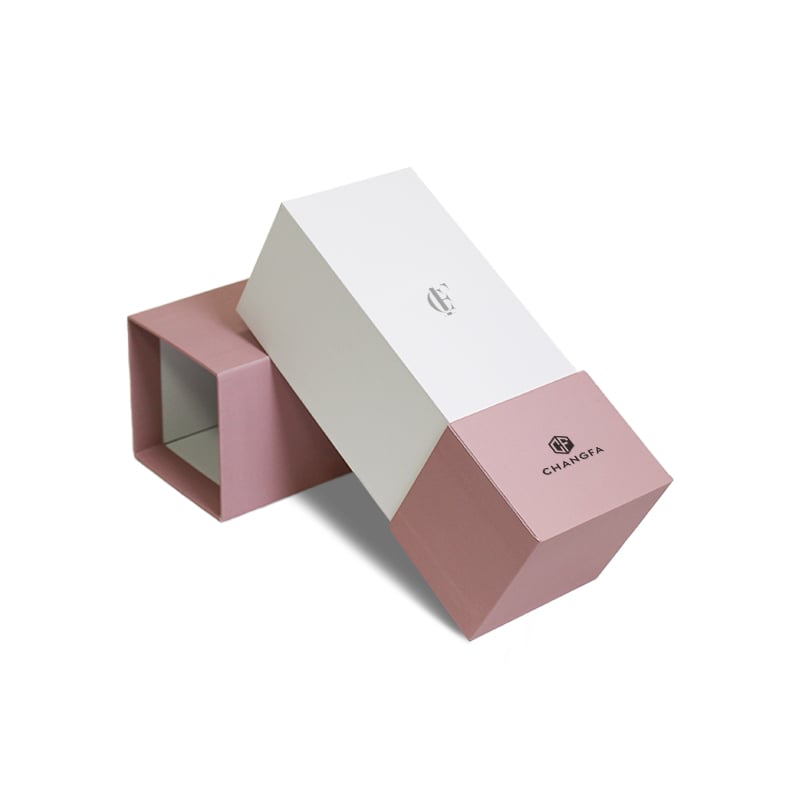 CF Rigid Packaging Recycled Materials Two Tone Color Style Luxury Cosmetic Candle Jewelry Products Storage Gift Box