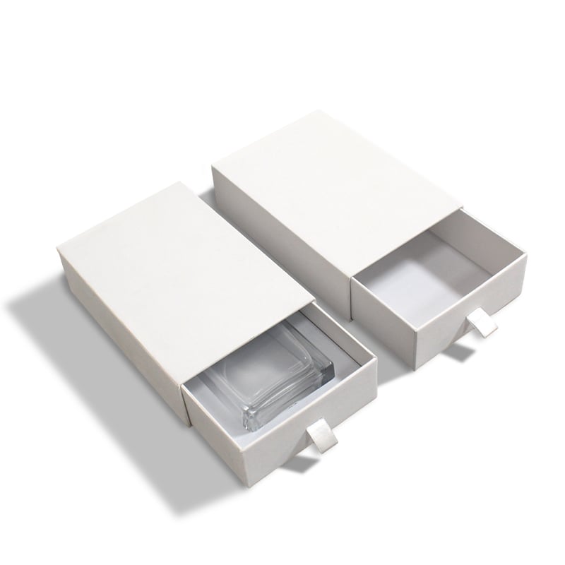 Cosmetics Perfume Drawer White Box With EVA Insert