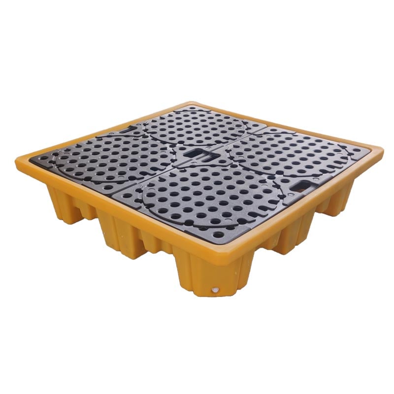 What Are the Key Features of High-Quality Drum Spill Containment Pallets?
