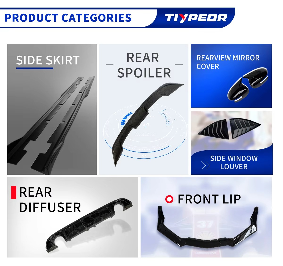 product rear window louver shutter trim for nissan sentra sylphy 2020   2022 tiypeor glossy black-10