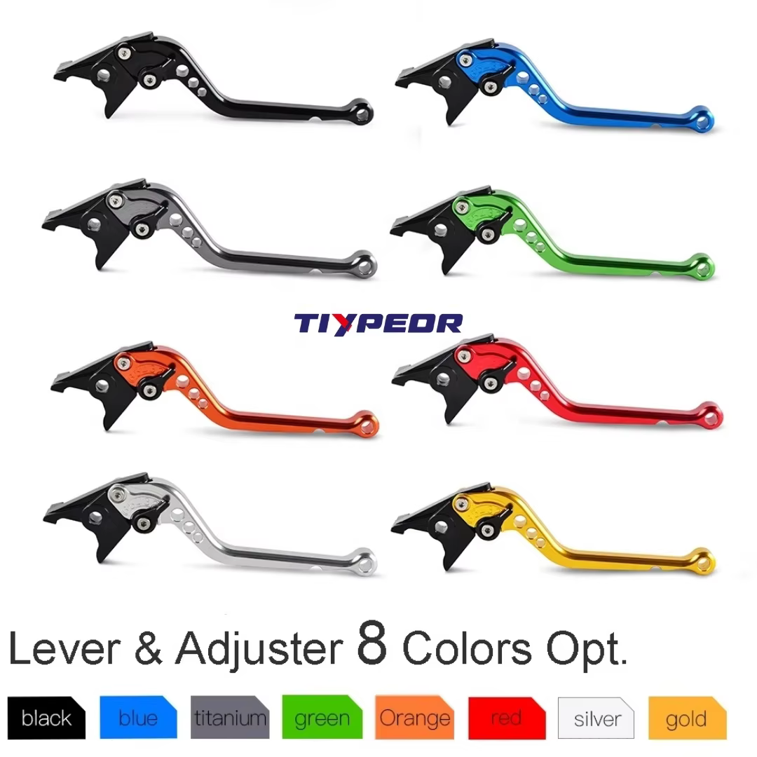 TIYPEOR Motorcycle Dual Disc Brake Handle Universal CNC Aluminum Dual Brake Clutch Lever Motorcycle Modification Accessories factory