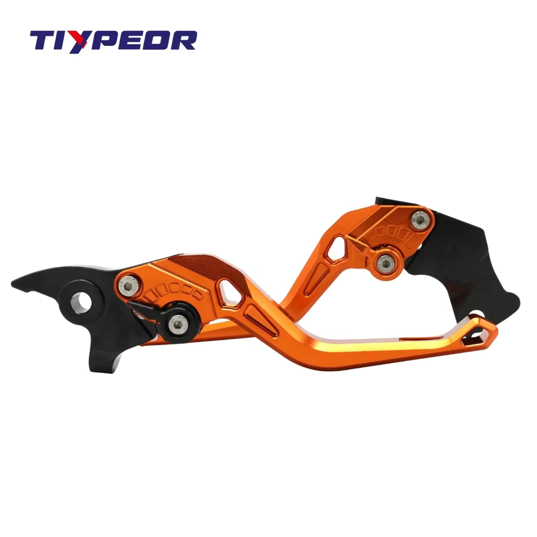 TIYPEOR Motorcycle CNC Aluminum Universal Multi-gear Adjustable Brake Clutch Lever Modification Motorcycle Handle Accessories supplier