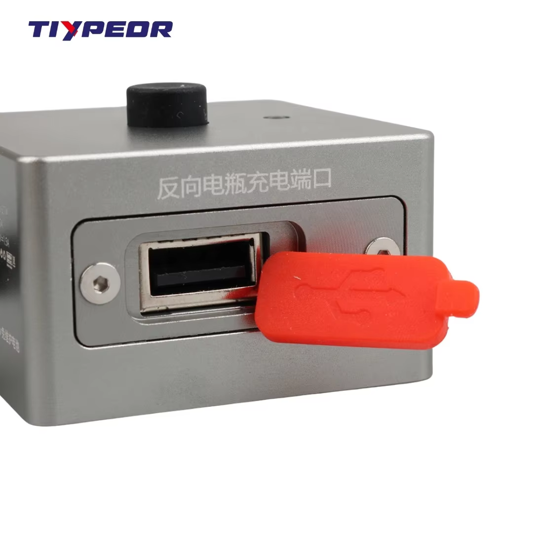 TIYPEOR Waterproof IP67 Motorcycle Bidirectional Charging Max 65W Output Motorcycle Battery Charging With Dual Port manufacture