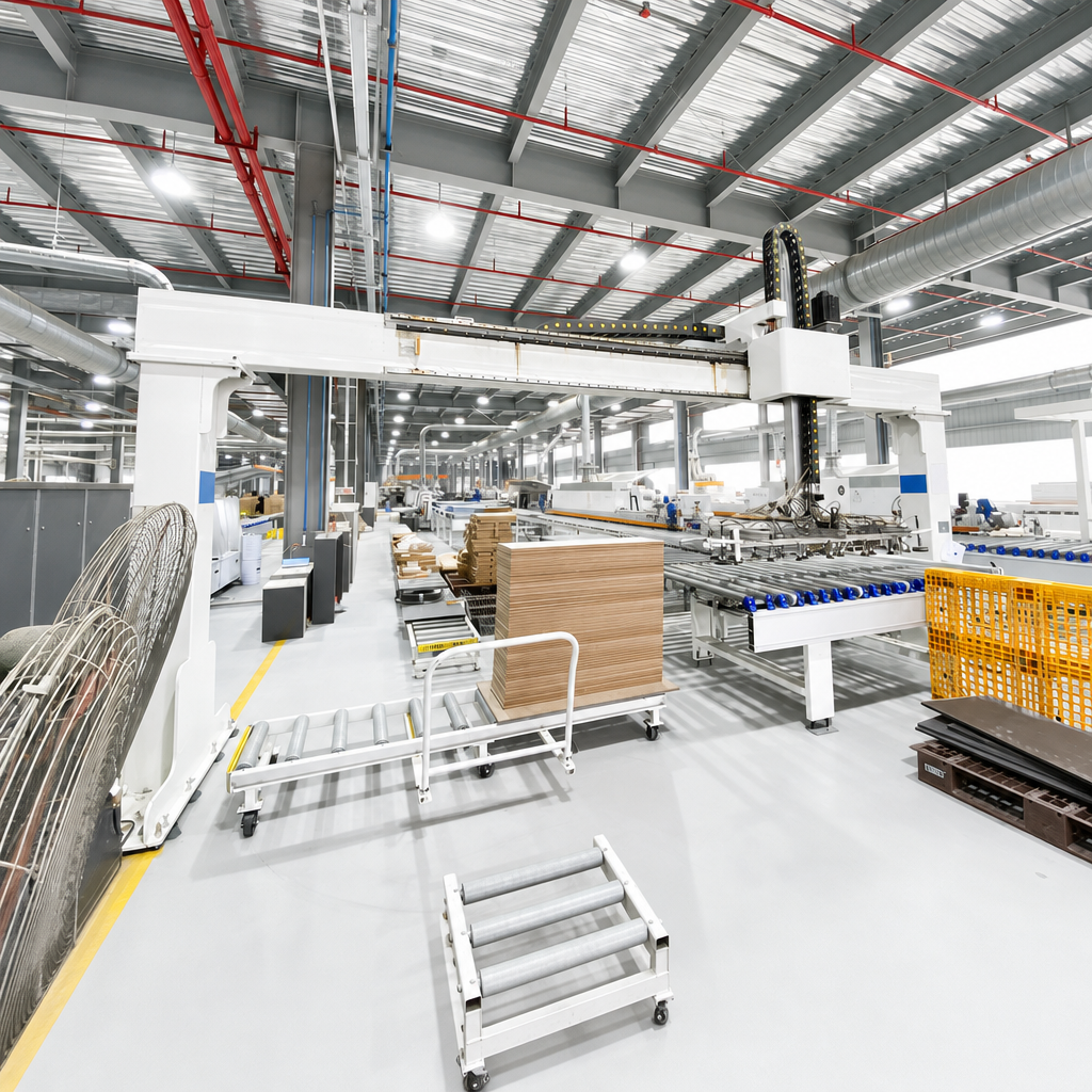 Other Woodworking Machinery Automatic Vacuum Panel And Door Gantry Loading Stacker Machine