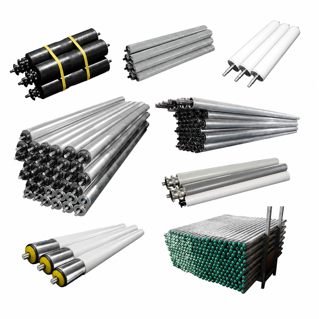 Roller For Conveying Conveyor Belt Systems Heavy Duty Industry Logistics Idler