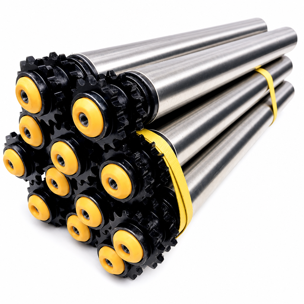 Roller For Conveying Conveyor Belt Systems Heavy Duty Industry Logistics Idler