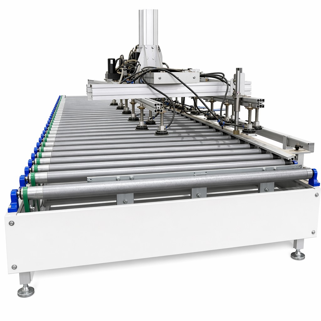 High Efficient Transmit With Feeder And Loader Conveyor Automatic Edge Banding Machines Production Line