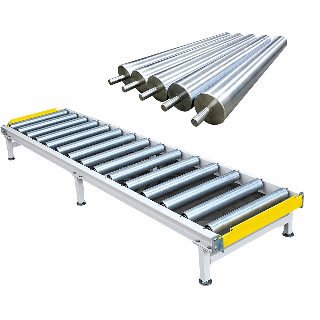Professional custom transportation straight running roller conveyor/stainless steel roller conveyer