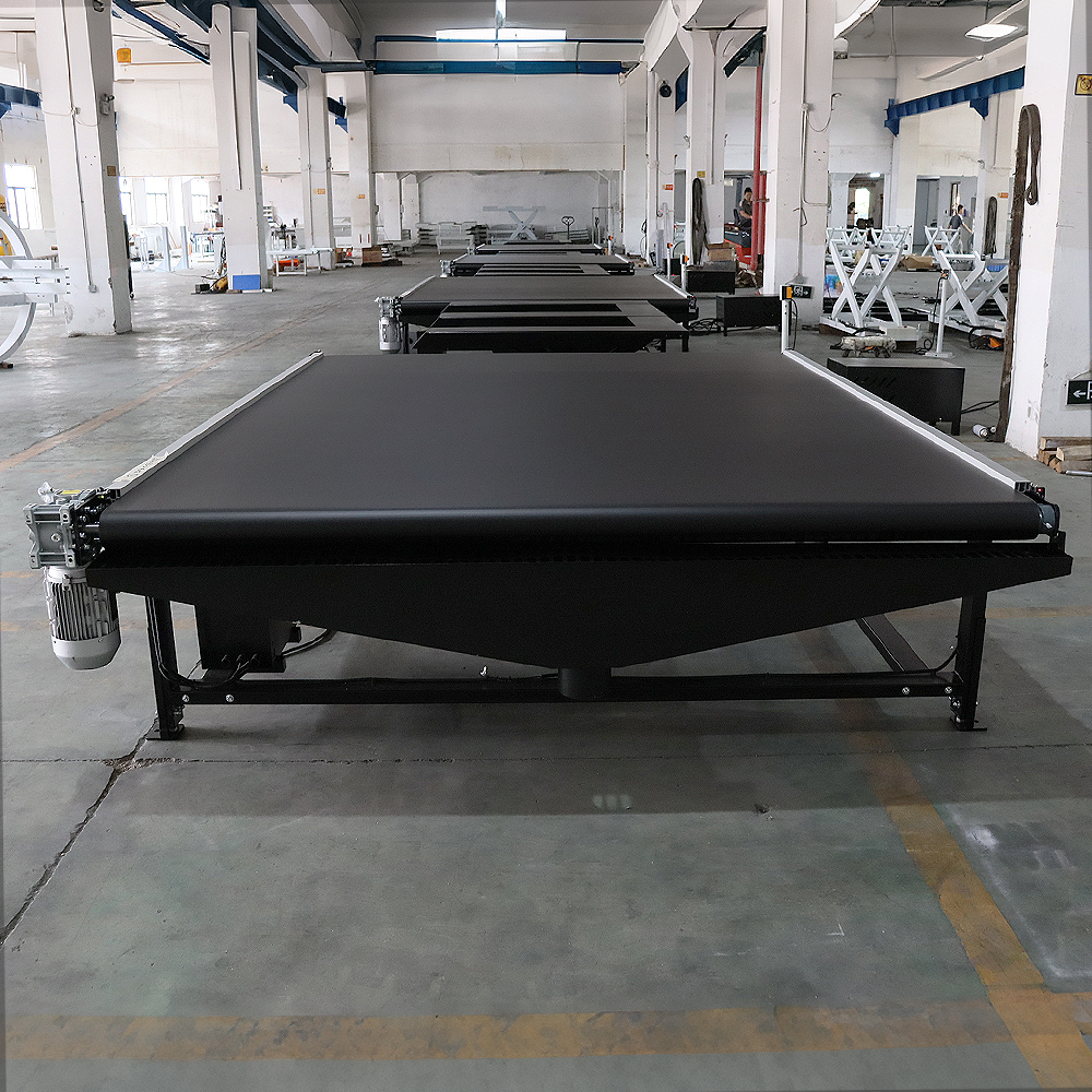 Smart Photoelectric Sensor Black PVC Conveyor Belt | Auto Start/Stop for Labor Savings