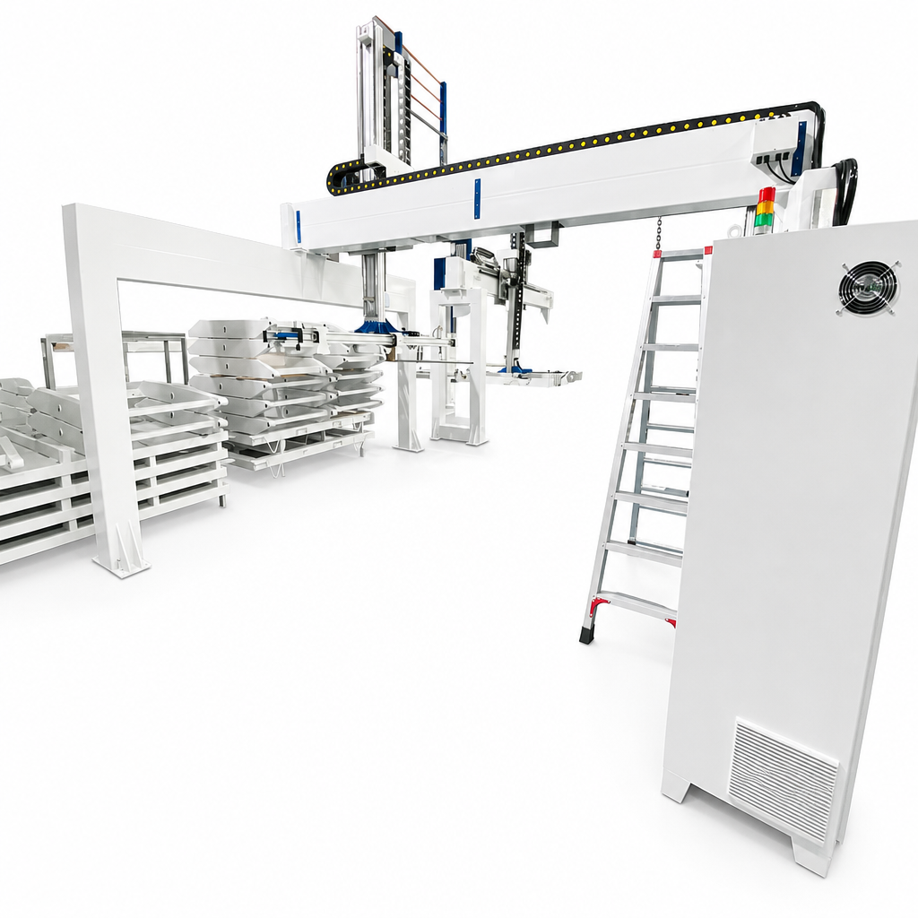 Other Woodworking Machinery Automatic Vacuum Panel And Door Gantry Loading Stacker Machine