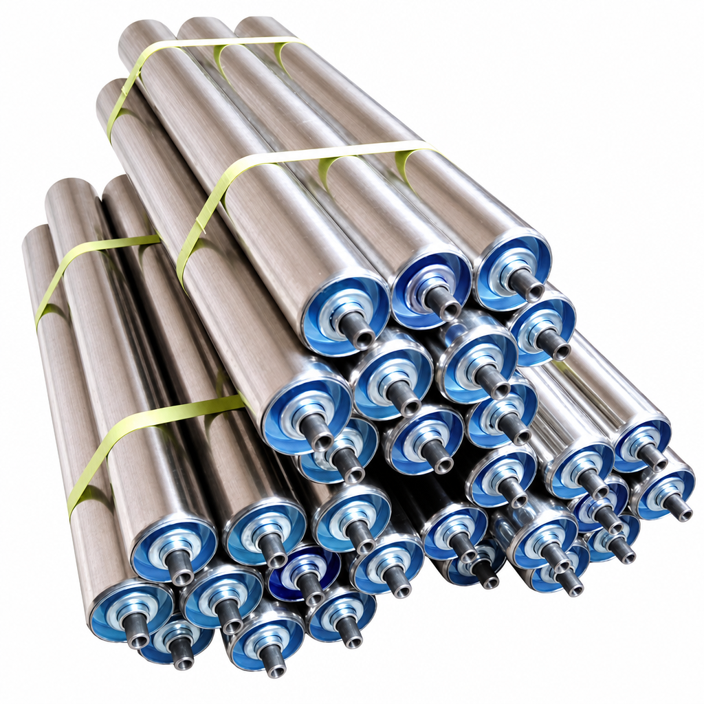 Roller For Conveying Conveyor Belt Systems Heavy Duty Industry Logistics Idler