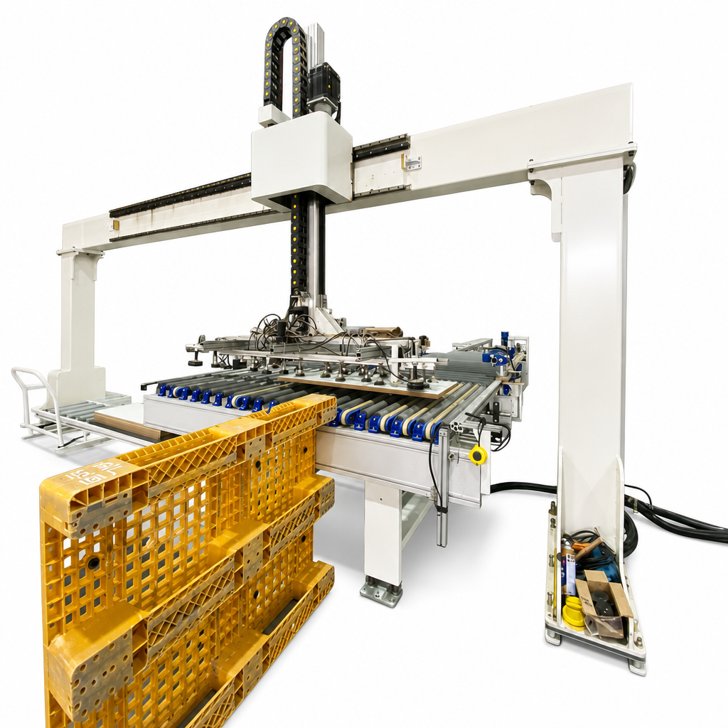 Other Woodworking Machinery Automatic Vacuum Panel And Door Gantry Loading Stacker Machine